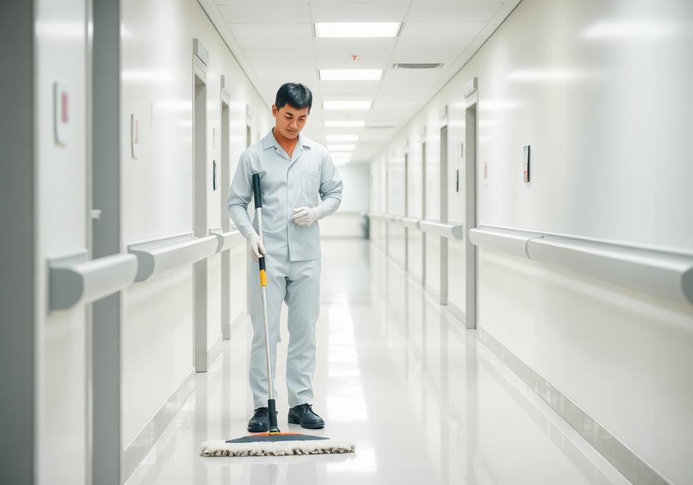 Nettoyage en environnement de santé